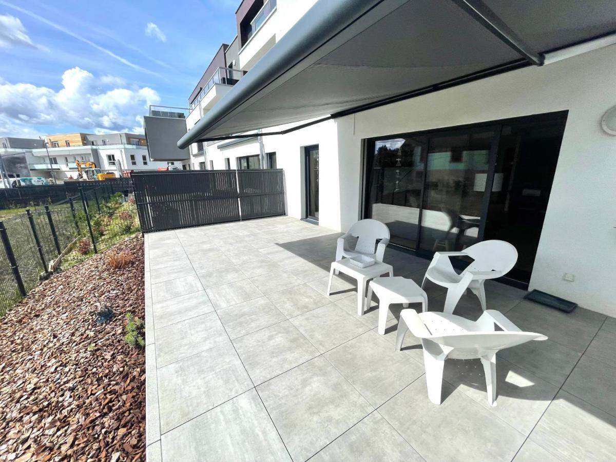 Magnifique 2 Pieces, Tout Equipe, Terrasse Privee Colmar Bagian luar foto